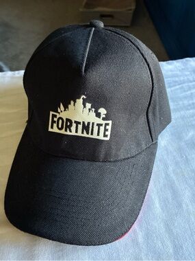 Fortnite Black Polyester Cap - Simple Solid Design